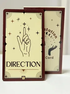 Manifestasi kad oracle 33 dek 10*6.3cm Versi Bahasa Inggeris Permainan papan Tarot Sepanjang Dek