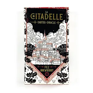 The Citadel Một Fantasy Oracle Cards Một bộ bài thiết kế 60 hình bát giác Phiên bản tiếng Pháp Bói toán Bói toán Board Game Cards Game
