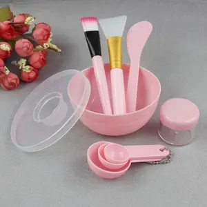 Arcmaszk keverőtál szett DIY arcmaszk keverőeszköz szilikon maszkos tálka sminkecsetek spatula szépség bőrápolás szépség egészség