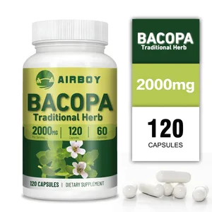 Extrato de Bacopa Monnieri - Ajuda a clarear o pensamento e melhora o atraso da memória Suplementos para o envelhecimento da pele