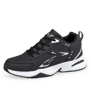 Clássico masculino retro casual sapatos esportivos quatro estações sola macia impermeável ao ar livre tênis de corrida respirável luz 39-48