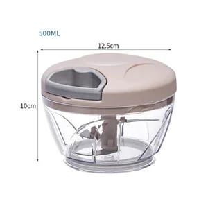 Picadora d'alls de 500/900ML Premsa d'alls manual Tallador de verdures Molinedores de carn Utensilis de cuina Picadora de mà Trituradora d'alls