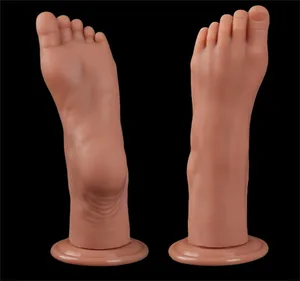 Plug anal d'estil de peus ButtPlug de cul gran de silicona Masturbador profund Dildo Dilatador Estimulador Dildo Anal Joguina sexual per a adults per a dones 성인용품