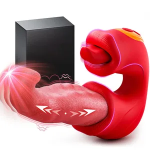 G ponto vibrador língua brinquedo para mulheres casais feminino prazer 10 empurrando 10 lambendo modos de vibração estimulação do clitóris