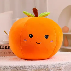ZU Super Zacht Pluche Kussen Leuke Vruchten Kiwi Appel Sinaasappel en Groenten Erwt Chili Knuffels Sofa Home Decor Kussen voor Meisje