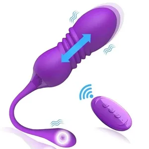 2026 Behúzható vibrációs vibrációs tojás vezeték nélküli távirányító női felnőtt szexjátékok női maszturbátor termékek