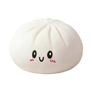 نان پر شده بخارپز شده بزرگ 25 سانتی‌متری اسباب‌بازی Squishy Kawaii Dumpling Squeeze Sensory Fidget Toy نرم با افزایش آهسته استرس برای کودکان