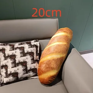 Travesseiro gigante de pelúcia, simulação de pão grande, boneca macia, almofada de comida, brinquedos para crianças, presente de aniversário e natal
