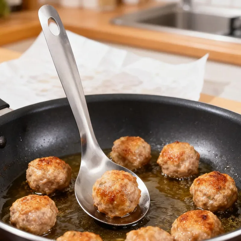 10/1PCS Creative Croquettes Meatball Spoon Mould Stainless Steel Meat Press Tools Non-stick Kitchen Accessories Mga Meatball Spoon