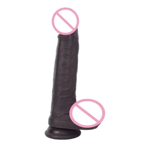 Silikonové realistické dildo Soft Pleasure penis masturbátor Fantasy masáž prostaty Vaginální anální dilatátor Sexuální hračky pro dospělé pro dospělé