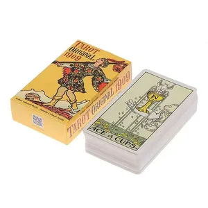 Jeu de cartes de Tarot The Rider Waite Smith, 1909, Oracle Deck pour débutants, anglais, espagnol, édition de Divination classique