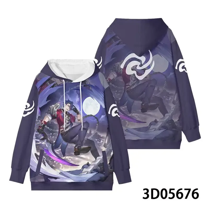 Nytt spel Honkai: Star Rail All Rollspel Hoodies 3D Print Anime Sweatshirt Oversized Herr Dam Långärmad Träningsoverall Pullover