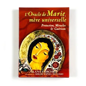 L'Oracle De Marie 44 carte edizione francese Divinazione Oracle Deck Divine Mother Energy Perfetto per la guarigione e la guida spirituale