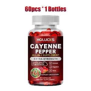 Pokročilé kapsle kajenského pepře s vitamínem D3 a K2 podporují cirkulaci imunitního zdraví a pohodlí trávení
