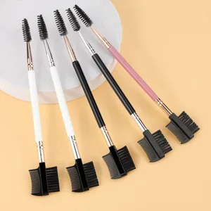 1/2/5PCS 3 Head Eyebrow Eyelash Shaper Double Head Brush Makeup Grooming Tool Cosmetic na May 3 Iba't ibang Spoolie Brushes