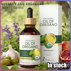 Organikus oregánóolaj folyékony cseppek vegán gyógynövény-kiegészítő napi táplálékkiegészítő 60 ml üvegenként