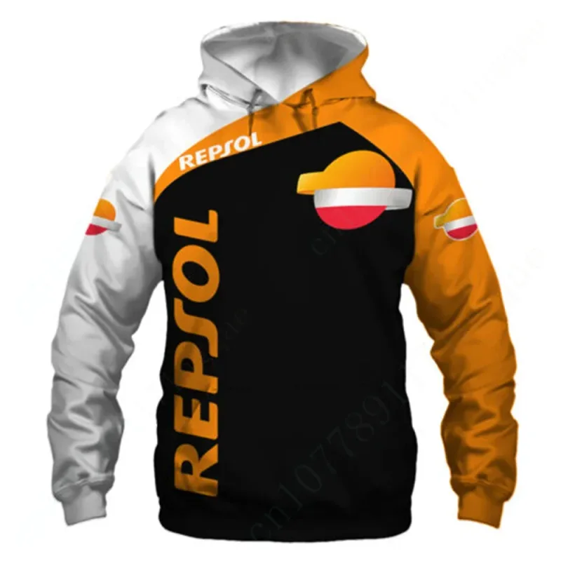 Repsol Unisex-kläder Anime Zip Hoodies Harajuku Hoodies För Män Kvinnor Casual 3D-utskrift Sweatshirt Essentials Pullover Top