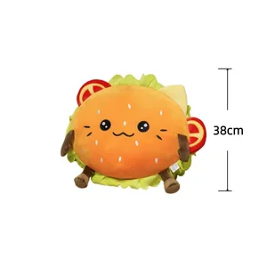 Corn Fries Chicken Leg Throw Pillow Simulation Food Plush Sofa Cushion Adorably Room Decor Laruang Samahan ng Sleep Toy Creative Gift