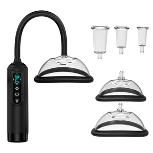 Pussy pumpe brystvorten suger vibrator sexleketøy for kvinner LCD 6 sugemoduser kvinnelig automatisk vakuum vagina klitoris sugeenhet