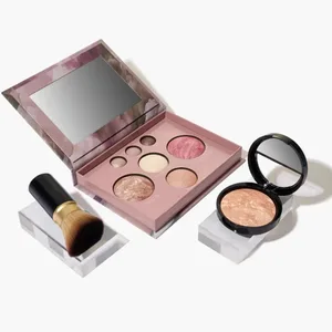 Tuscan Dreams Holiday Baked Starter Kit (4 pezzi) - Fondotinta per tavolozza per trucco completo con pennelli in edizione limitata