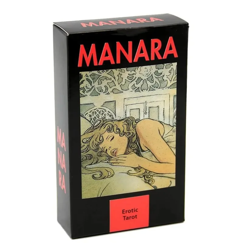 Tarot of Manara Cards A 78 Deck PDF Guidebook Divination fate tarot deck board game for personal use Playing games