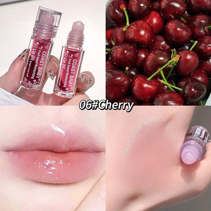 1 ks Dlouhotrvající hydratační hydratační želé Voda Gloss Lesk na rty Mirror Transparent Bezbarvá péče o rty Kosmetika na rty