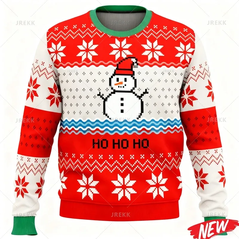 Lindo Animal feo suéter de Navidad hombres mujeres moda 3d impreso Feliz Navidad sudadera colorida Año Nuevo sudaderas con capucha