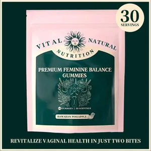 60 biter av vital kilde Feminine balansegummier selger godt omsorg for kvinner Foretrukket gave - Hawaiiananas
