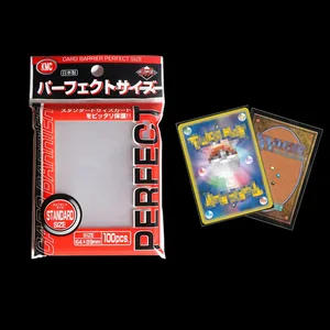 64 x 89 mm Kartenhülle Barriere Brettspiel KMC Transparente Pokemon-Kartenhüllen in perfekter Größe Sammelkarten Passend für standardmäßige transparente Außenseite