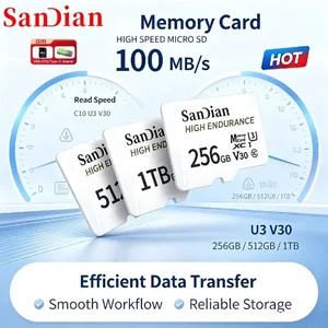Original Micro TF SD Speicherkarte Klasse 10 128 GB 256 GB U3 V30 Hochgeschwindigkeits-Flash-Speicherkarte A2 4K Video für Samrtphone PC Kamera