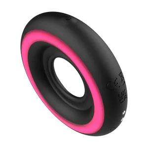 Pierścień na penisa Cock Ring erekcja wzmacniająca wibrujący pierścień na penisa stymulator klatki Chastity opóźniony wytrysk dorosłych zabawki erotyczne dla mężczyzn
