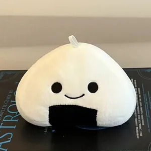 10/30 cm Pernă de pluș Sushi Albă Umplută Kawaii Humanoid Mâncare Gustare Pernă Suport Cap pentru Spate Cadou Decor Plushie