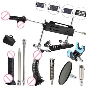 Aplicació i control per cable i sense fil Turbo Gear Màquina sexual potent amb consolador Joguines sexuals per a adults Producte sexual de masturbació