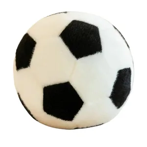Almofada de lance de bola de futebol de mascote em forma de bola de futebol travesseiro de lance de futebol macio 13/20cm ins amigos de futebol presentes de aniversário