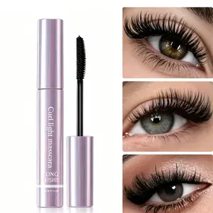 Vandtæt 3D-forlængende mascara sort øjenvippeforlængelse øjenvipper børste Langtidsslidende silke volumengivende mascara kosmetik gave