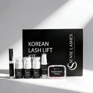 Korean Lash Lift Pro Kit Professional Eyelash Perm Kit για κομμωτήριο & οικιακή χρήση Lifting βλεφαρίδων διάρκειας 6-8 εβδομάδων