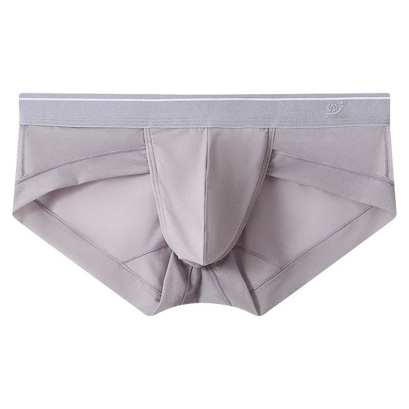 Erkek Külot Nefes Alabilir 3D Kese Hafif erkek Bikini İç Giyim Yumuşak Şeffaf Konfor Çabuk Kuruyan Esnek Üçgen Yaz için