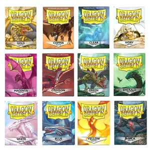 100 Stück/Karton, 66 x 91 mm, Standardgröße, Demark Dragon Shield, matte Kartenhüllen für MTG/PKM/YGO/TCG-Brettspielkarten