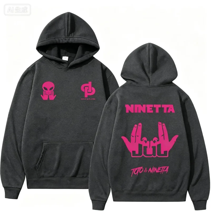 Rappeur français JUL Merch sweat à capuche pour homme femme vêtements mode Hip Hop sweat à capuche décontracté manches longues pulls Streetwear
