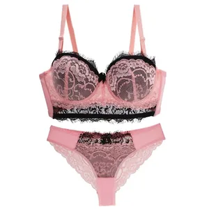DaiNaFang New Sexy Dame BH Sæt Push Up Undertøj 34/75 36/80 38/85 40/90 42/95 ABCDE Cup Plus Size Blonde Dame Lingeri