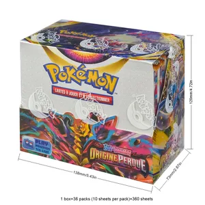 360 Buah Kotak Pokemon TCG Prancis: 360 Kotak PERDUE Asli Kartu Pokemon 36 Kotak Paket