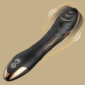 צעצועי מין G Spot Vibrator Clitoris Vibrator Anal Stimulator דילדו עם 10 מצבי רטט עוצמתיים צעצוע מין למבוגרים סיליקון רך