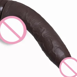 Realistisk silikondildo for kvinner Myk hudlignende fleksibel penis G-punktstimulator Manuell voksen sexleketøy for kvinnelig bruk alene