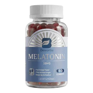 B BEWORTHS Blueberry Melatonin 10mg Gummies Sleeping Creative para sa Sleeping Sleeping Pills Melatonin para sa Sleep Relaxing Para sa Pang-adulto