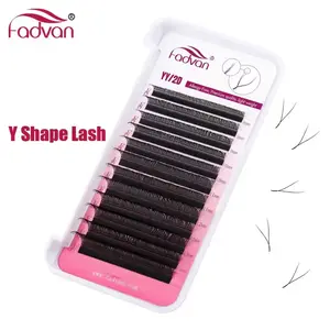 Extensions de faux cils en forme de Y Fa