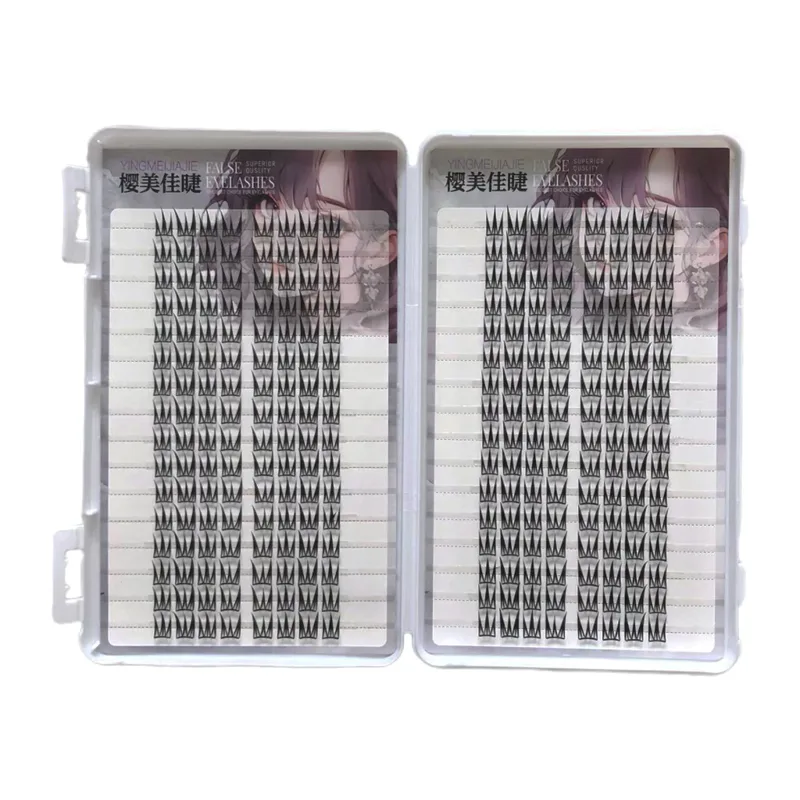 Extensions de faux cils au Volume moelleux, boucles naturelles en forme de V, grande capacité, usage quotidien, maquillage parfait pour les yeux des femmes