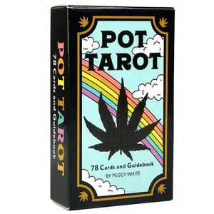 Tarot Oracle Card Leisure Fortune Divination 78 Deck Sakk Kártyajáték Party Entertainment Zseb méretű utazási változat barátoknak