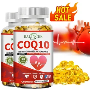 Softgels CoQ10 - Suplemento de Coenzima Q10 (ubiquinona) Antioxidante altamente absorvido apoia a saúde do coração e a produção de energia