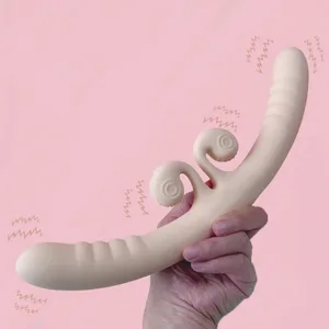 4-motoriger Doppeldildo-Vibrator, 10 kraftvolle Vibrationen, Damen-Vergnügungsmassagegerät, lesbisches Liebesspielzeug, Geschenk, Penetration, Sexspielzeug, Mädchen