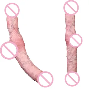 Silikonová dilda Dvojité dildo Měkký anální kolík pro dospělé Intimní hračka Opakovaně použitelná hra pro pár Hraní anální kolík Anus Dilator